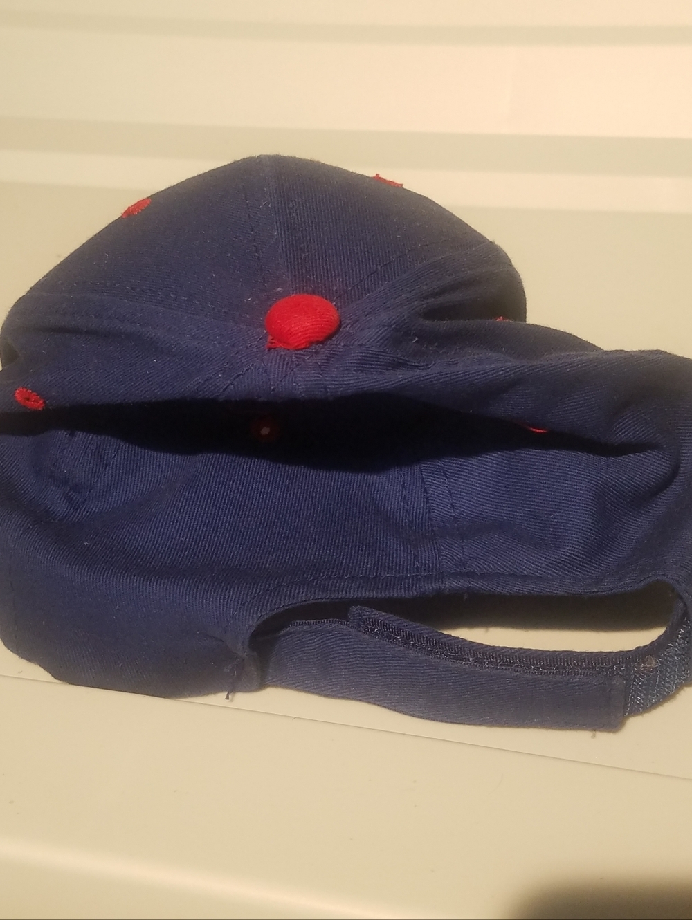 Men Louisana Tech Bulldogs Blue Red Cap Adjustable - Picture 2 of 3